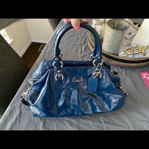 Blue Coach Bag